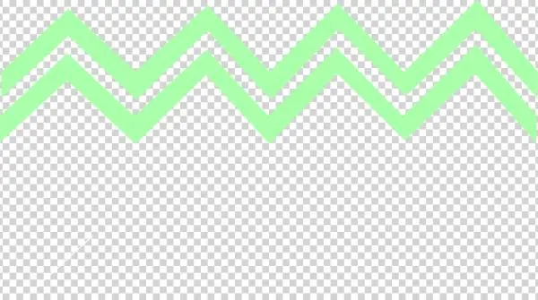 How To Set Use Green Zig Zag Clipart
