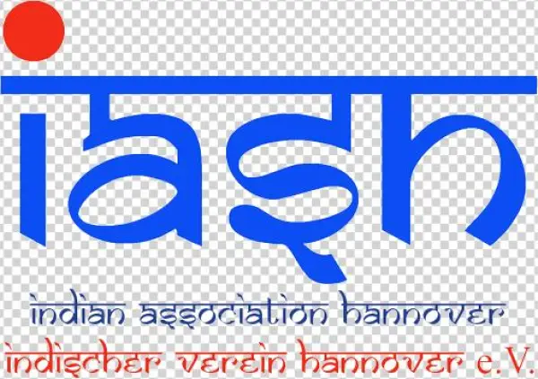Indian Association - Hannover - Namaste With Om Symbol Premium Decal 5" Gold | Namaskar