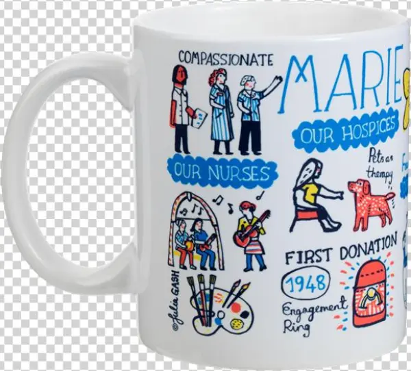 Marie Curie Ceramic Mug By Julia Gash - Ceramic