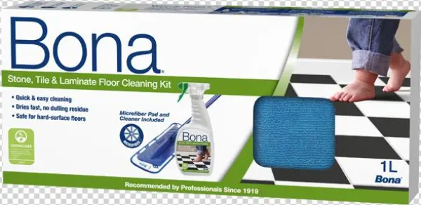 Stone Tile Laminate Cleaning Kit - Bona Bina - Stone, Tile - And Laminate - Floor Cleaning
