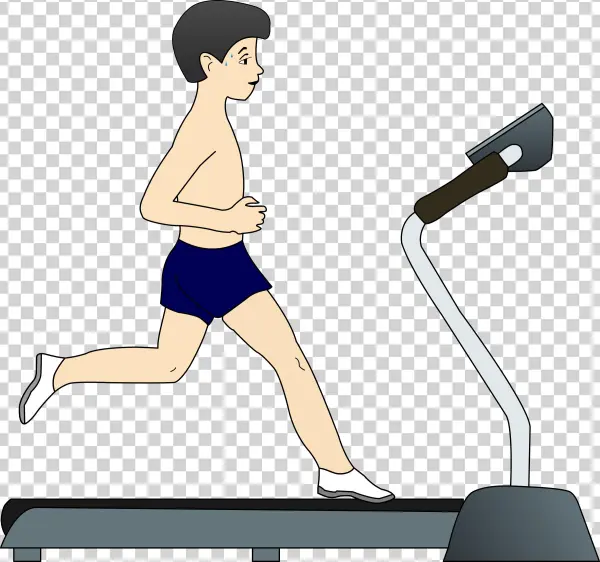 This Free Icons Png Design Of Boy Running On Treadmill