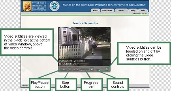 Video Subtitlines Are Viewed In The Block Box At The - Fema