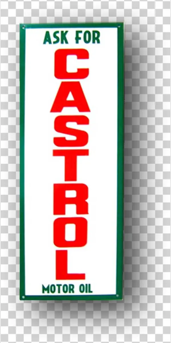 Castrol Sign - Carmine