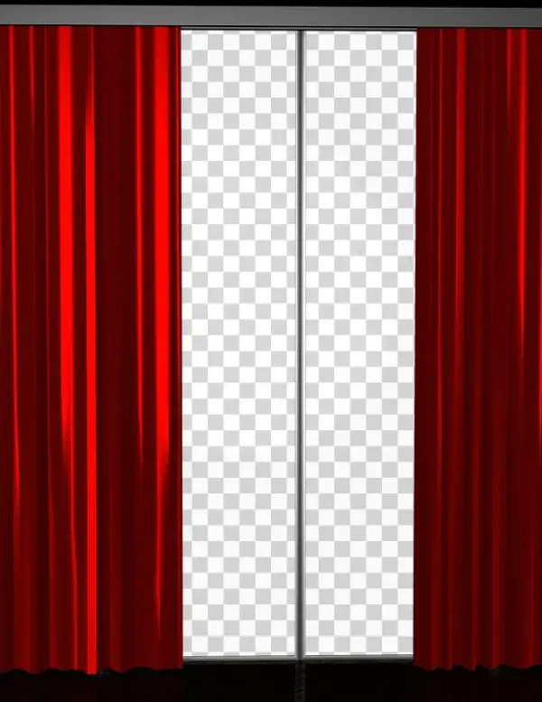 Free Illustration Window Cut Out Clip Art 3d Free Image - ผ้า ม่าน การ์ตูน น่า รัก