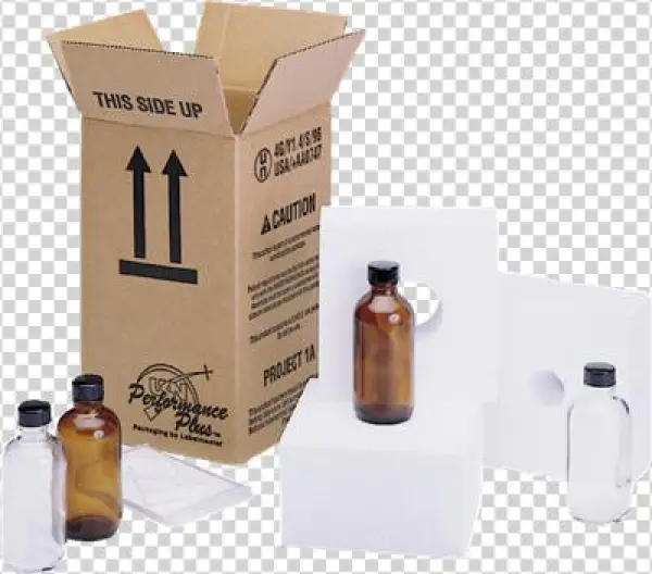 Glass/foam Pack W/8oz Amber Bottle, 24mm Cap, Assembled - Labelmaster Glass/foam Pack W/8oz Amber Bottle, 24mm