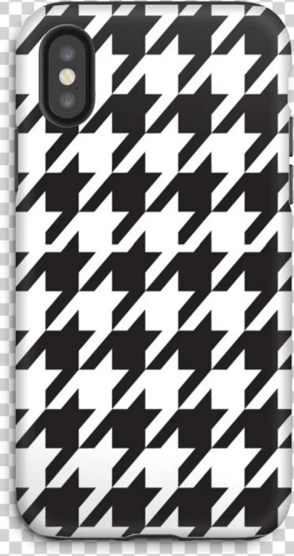Houndstooth Case Iphone X Tough - Grey Houndstooth Twin Duvet