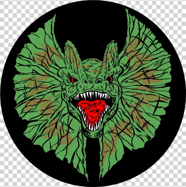 Image Of Jp Dilophosaurus Canvas Patch