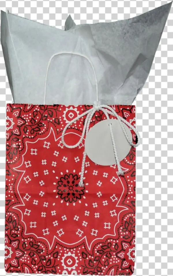 Red Bandana Cub Two Second Gift Wrap