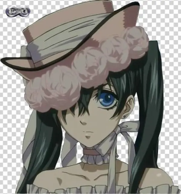 Render ~ciel Phantomhive [vestido De Chica]~ ~kuroshitsuji~ - Cartoon
