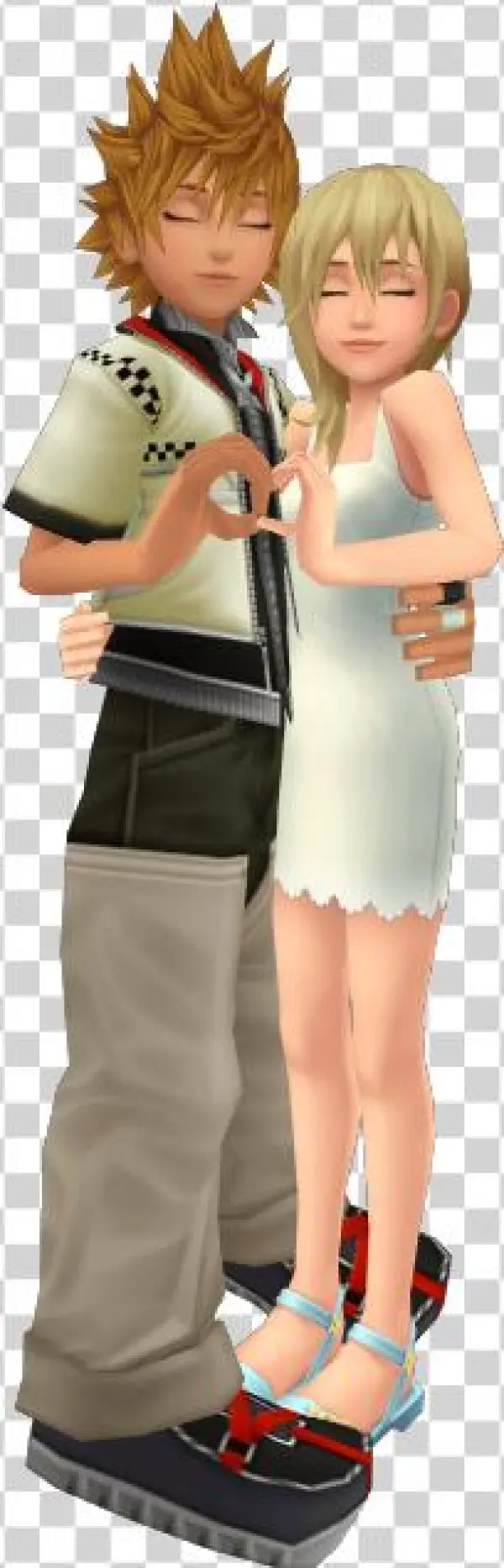Roxas And Namine Images Roxas Namine = Rokunami Mmd - Paper