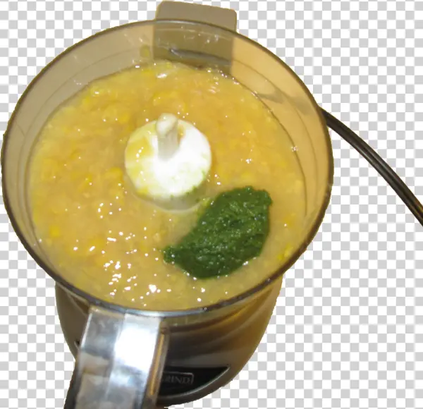 2) Pour Out The Blended Contents Into A Saucepan (if