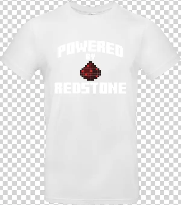 3dsupply Original Powered By Redstone T-shirt B&c Exact