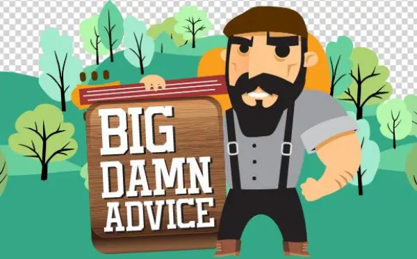 Big Damn Advice - Cartoon