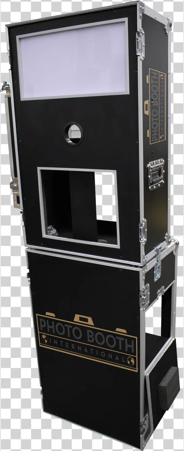 Black Photo Booth Road Case Shell