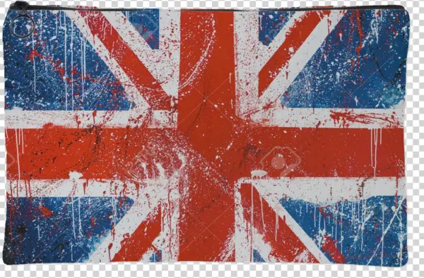 Brits Union Jack Accessory Pouches - Cajon Elétrico Inclinado Design Uk Captação Dupla Fc6622