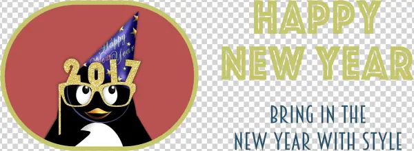 Happy New Year Imessage Digital Stickers - Hero Arts - Wooden Mounted Rubber Stamp - Merry Christmas