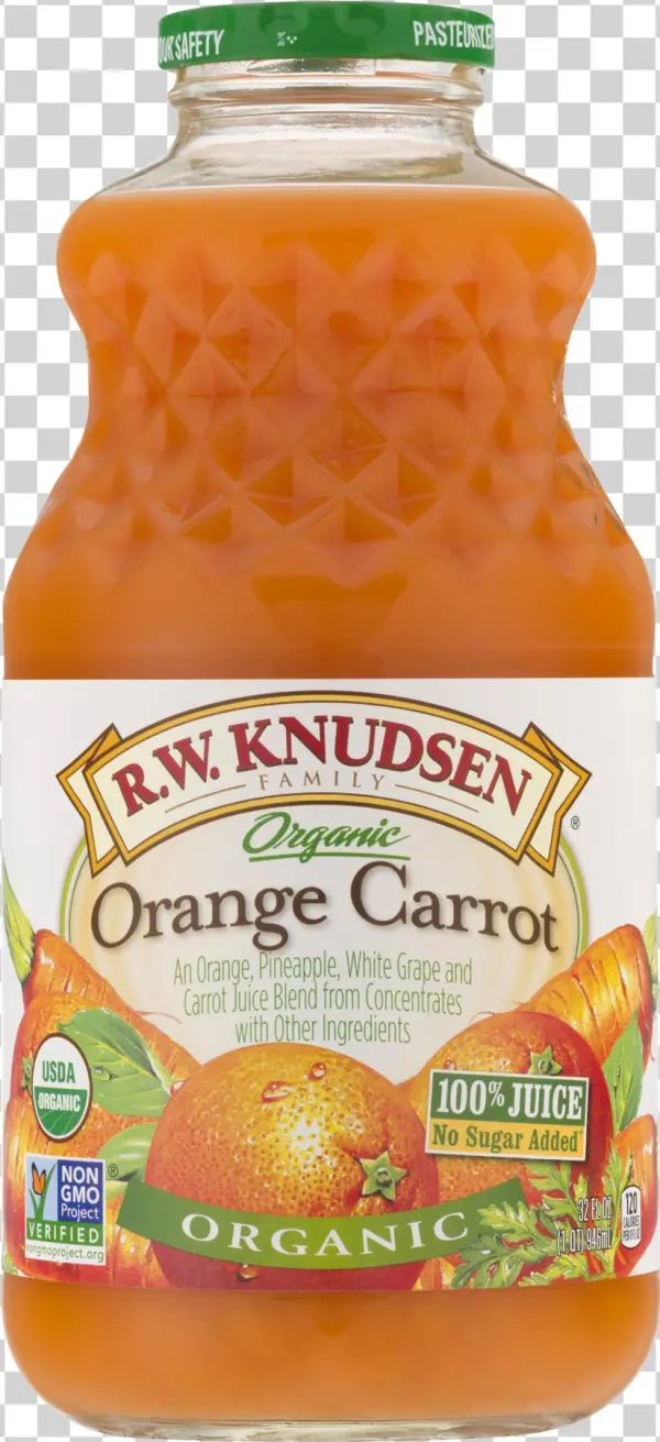 Knudsen Family Organic Juice, Carrot, 32 Fl Oz, 1 Count - R.w. Knudsen Organic Juice, Orange Carrot - 32 Fl Oz