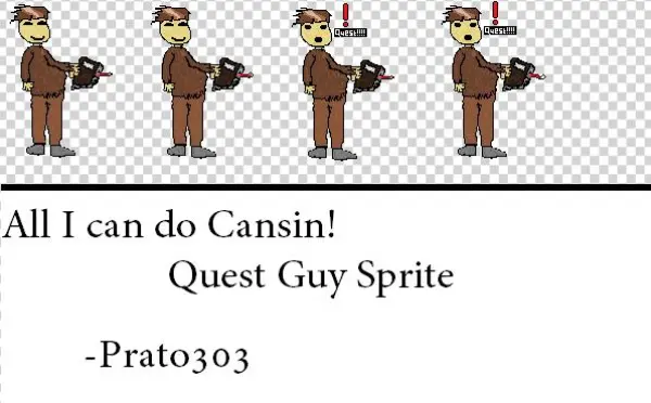Quest Guy Sprite - Cartoon