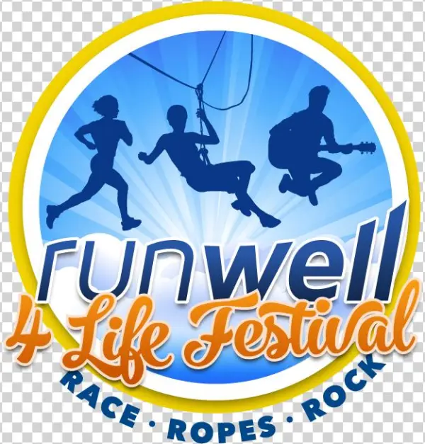 Runwell 4 Life Festival Logo - Accrobranche