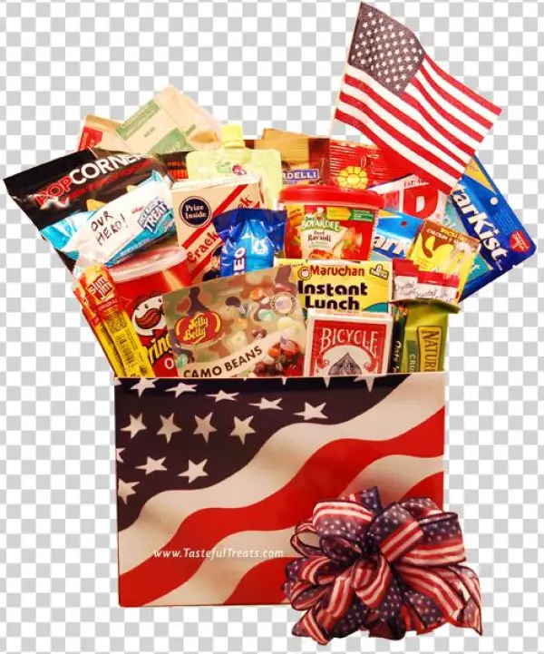 Stars And Stripes Gift Basket Box Small Boxco (3 Per