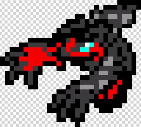 Yveltal - イベルタル の アイロン ビーズ