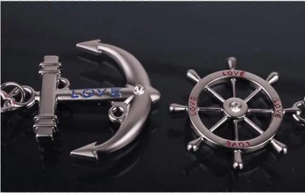 4ever Romantic Stainless Alloy Metal Silver Nautical
