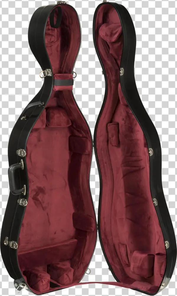 B2000 Fiberglass Suspension Cello Case With Wheels