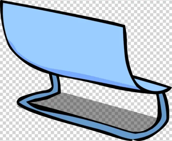 Blue Bench Sprite 005