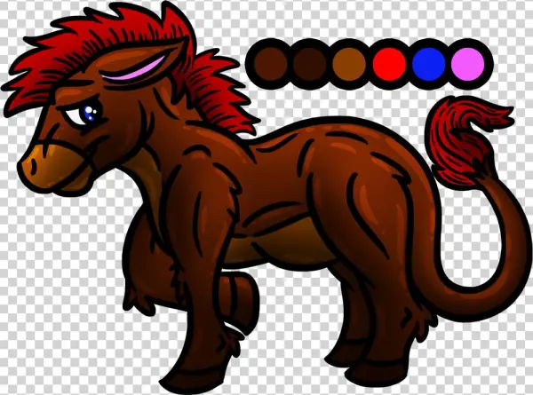 Meet Nasty The Donkey - Cartoon