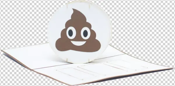 Poop Emoji Pop Up Card - Lenovo K6 Coque Protecteur Coque Gel Silicone Protection