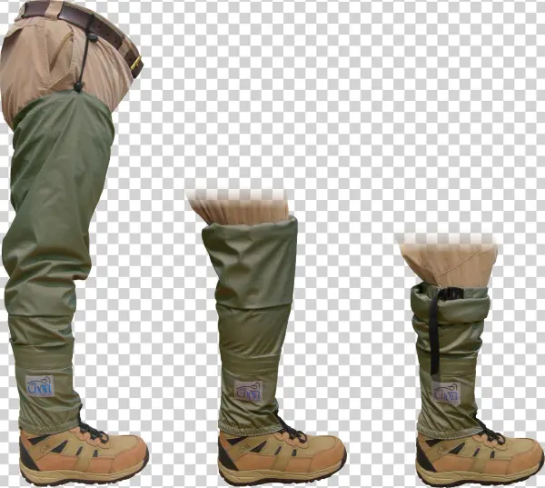 Tundra Hippies Adjustable Hip Waders - Breathable Hip Waders