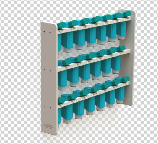 Twenty Hole Pump Point Unit- Asthma Inhaler Storage