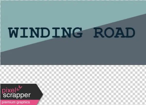 Winding Road Label - Break'n Windows: A Windows-word Really-quick User-fr