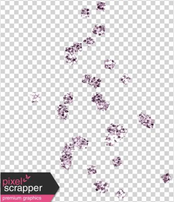 At The Table Sparkle Purple - Digital Scrapbooking