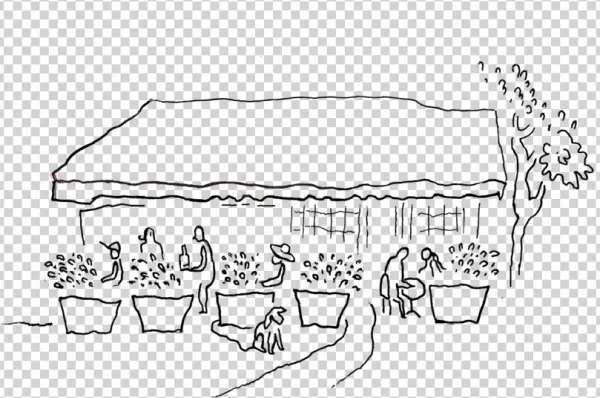 Bg Sketch Black - Bedford Gourmet
