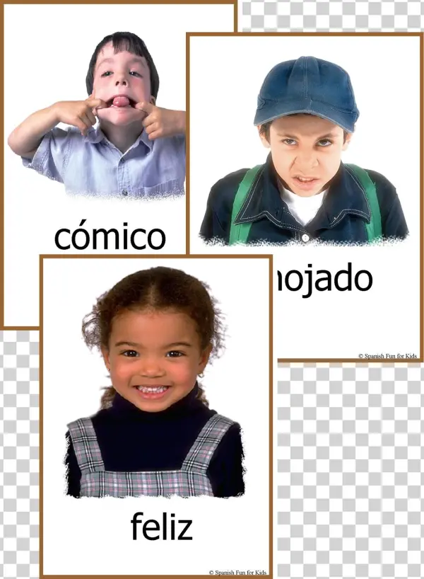 Flash Cards -las Emociones - Toddler
