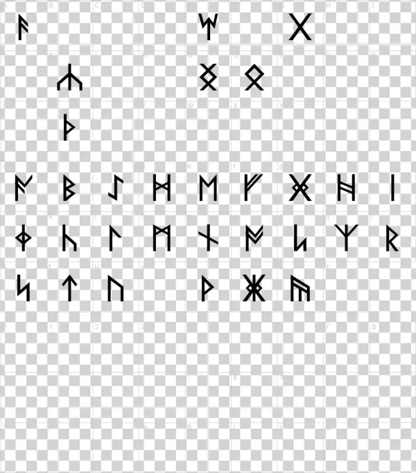 Font Characters - Norse Code