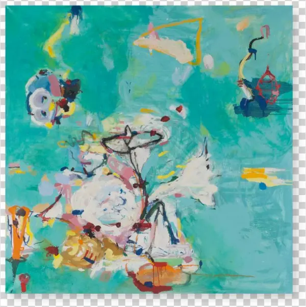 Love On A Mountain • Oil On Linen • 48 X 48 Inches - Modern Art