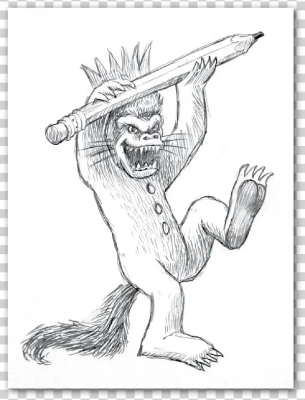 Maurice Sendak, The Author Of “where The Wild Things - Sketch