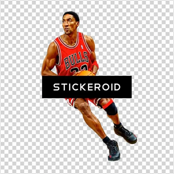 Michael Jordan Basketball - Scottie Pippen Chicago Bulls Nba Fathead Real.big Wall
