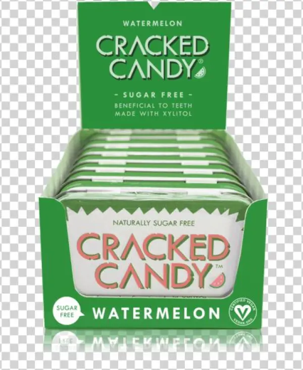 New Watermelon 8 Pack - Cracked Candy - Naturally Sugar Free Candy Cinnamon