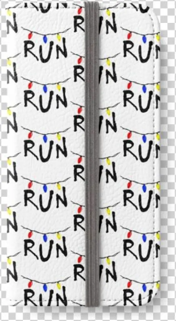 Stranger Things - Christmas Lights - Run - Stranger Things Run Folding Swing Arm Cufflinks Weddings