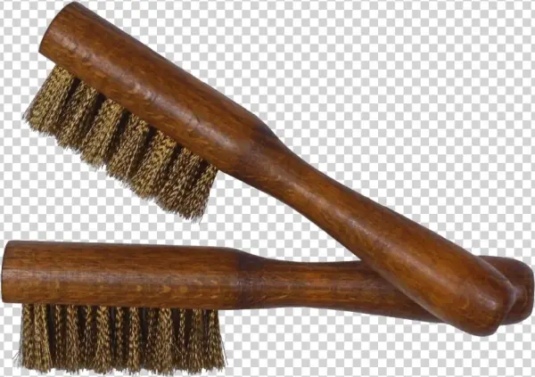 Suede Nubuck Brass Brush - Nubuck