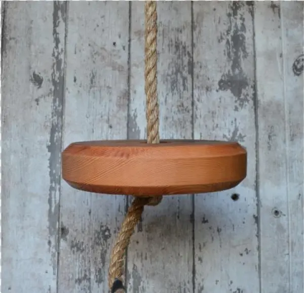 This Circular Swing Is Made Of Reclaimed Pine From - Automnales Pochette En Toile Ciré, Épices, Fermeture