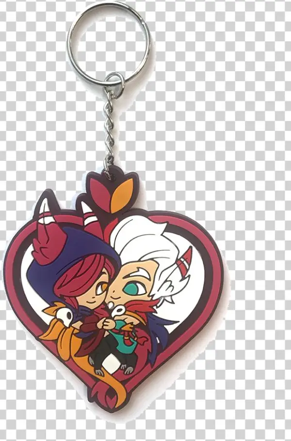 Xayah & Rakan Keychain - Xayah And Rakan Keychain