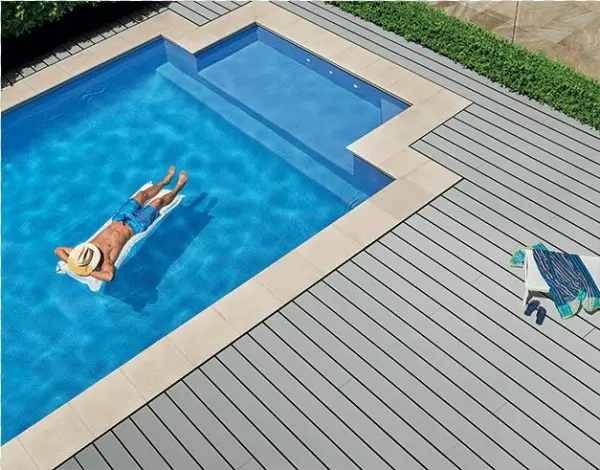 100033 Hardiedeck Painted Grey Spend More Time Relaxing - Compressed Fibre Cement Decking
