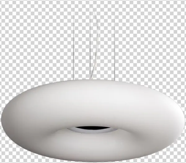 Bagel 40 P Suspended Glass Luminaire - Lampshade