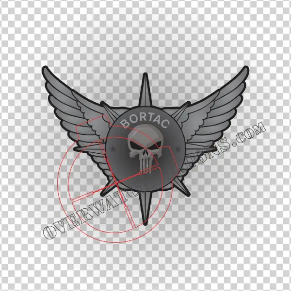 Bortac Punisher Sticker - Bortac
