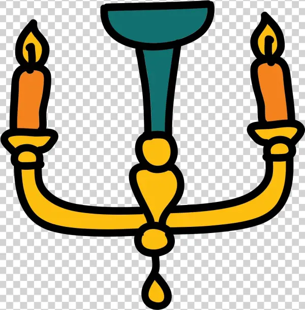 Chandelier Icon - Candle