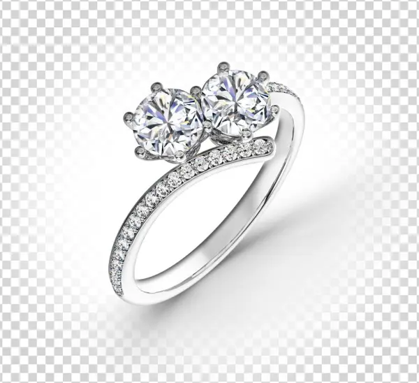 Ever Us™ Two Stone Diamond Ring - Ever Us 1/2 Ctw Two Diamond Ring, Featuring Forevermark